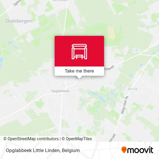 Opglabbeek Little Linden map