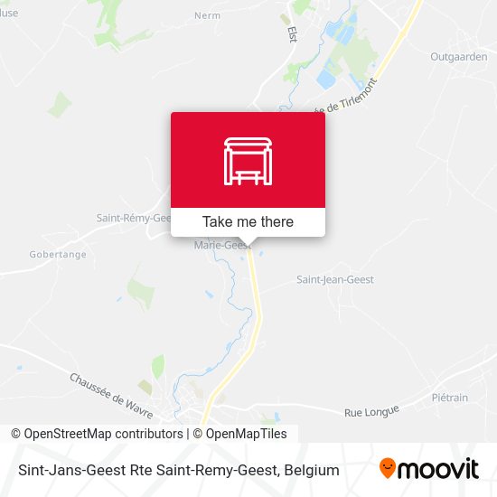Sint-Jans-Geest Rte Saint-Remy-Geest map