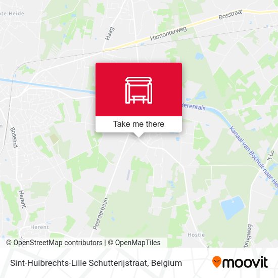 Sint-Huibrechts-Lille Schutterijstraat plan