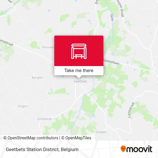 Geetbets Station District map