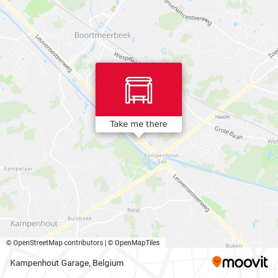 Kampenhout Garage map