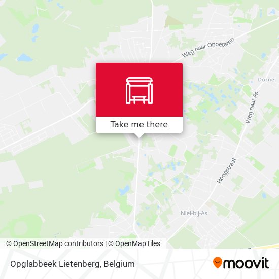 Opglabbeek Lietenberg map