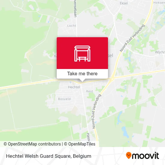 Hechtel Welsh Guard Square map