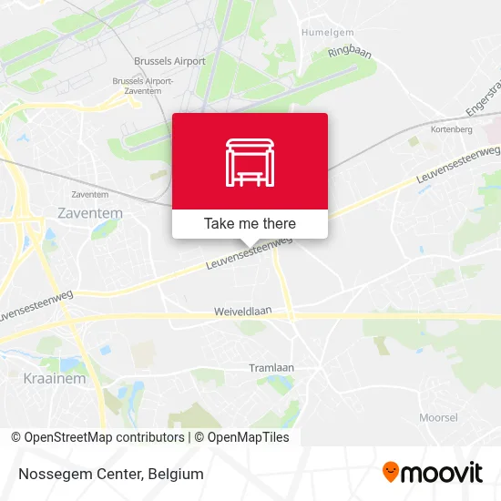 Nossegem Center map