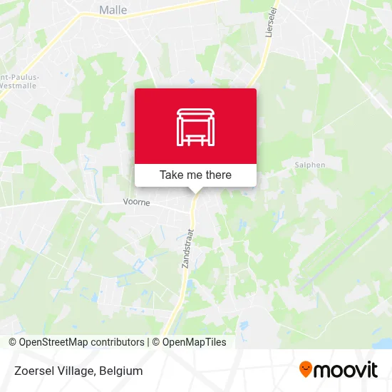 Zoersel Village map
