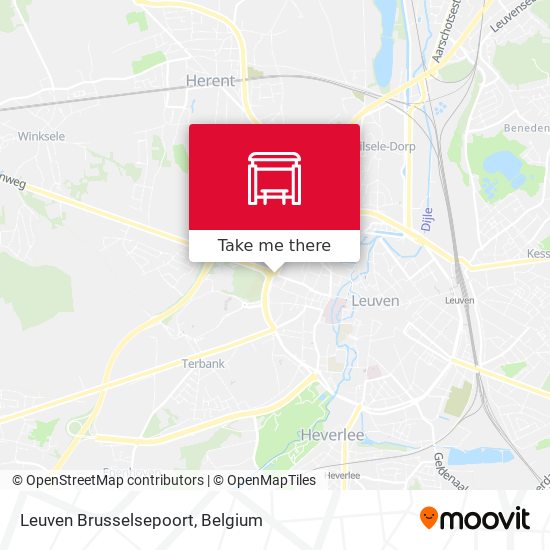 Leuven Brusselsepoort map