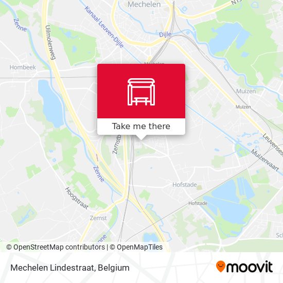 Mechelen Lindestraat plan