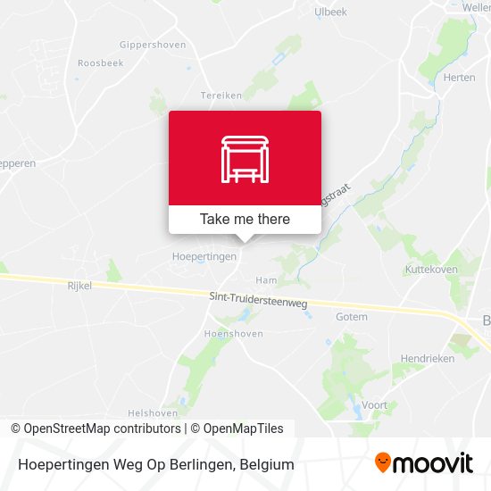 Hoepertingen Weg Op Berlingen plan