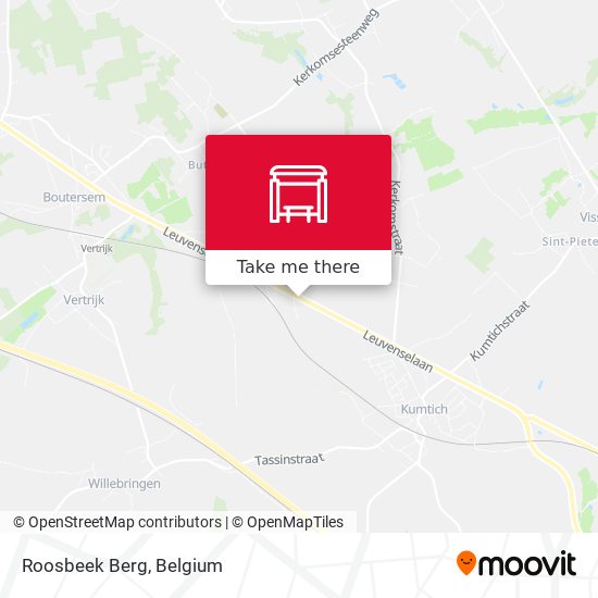 Roosbeek Berg map