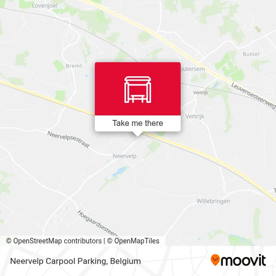 Neervelp Carpool Parking map