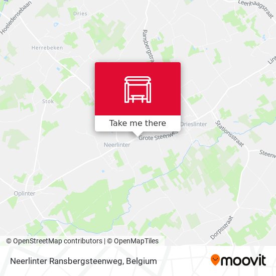 Neerlinter Ransbergsteenweg plan