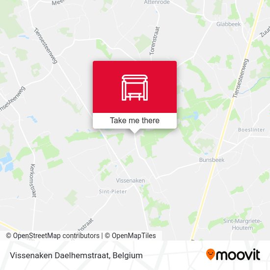 Vissenaken Daelhemstraat plan
