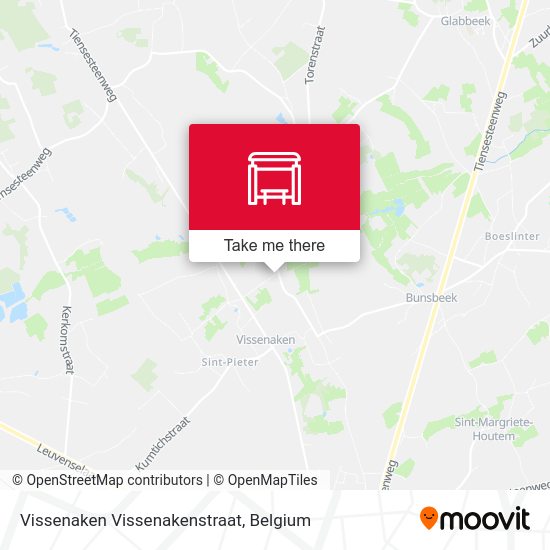 Vissenaken Vissenakenstraat plan