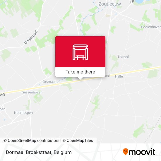 Dormaal Broekstraat plan