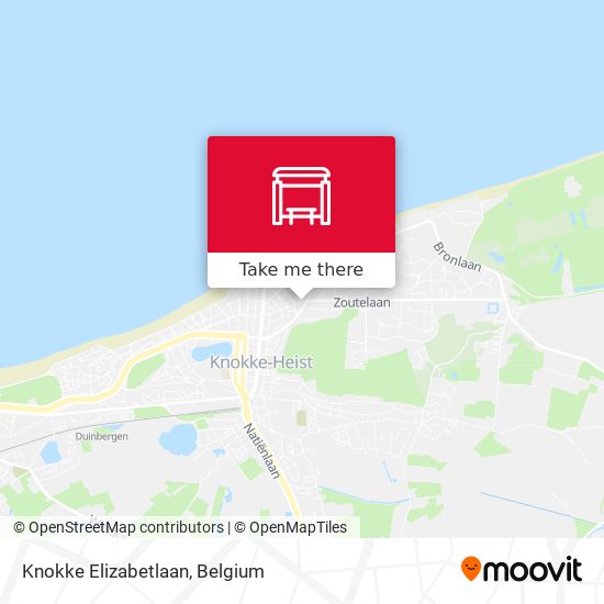 Knokke Elizabetlaan map