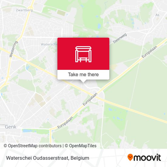 Waterschei Oudasserstraat plan