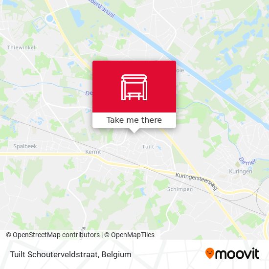Tuilt Schouterveldstraat map