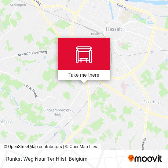 Runkst Weg Naar Ter Hilst plan