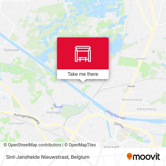 Sint-Jansheide Nieuwstraat plan