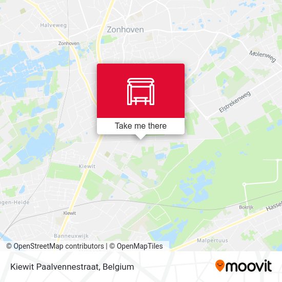 Kiewit Paalvennestraat plan