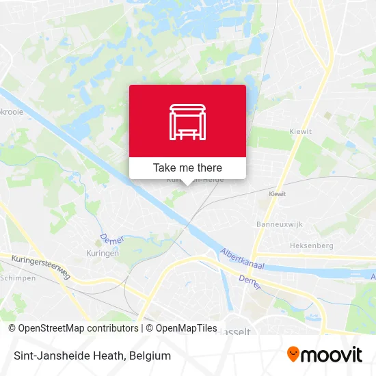 Sint-Jansheide Heath map