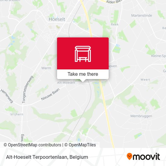 Alt-Hoeselt Terpoortenlaan plan