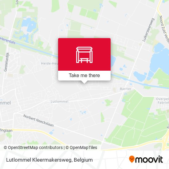 Lutlommel Kleermakersweg map