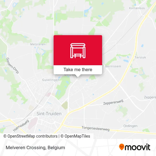 Melveren Crossing map