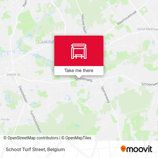 Schoot Turf Street map