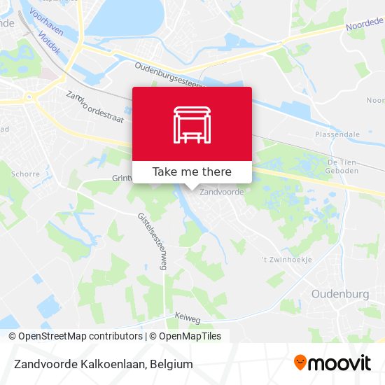 Zandvoorde Kalkoenlaan plan