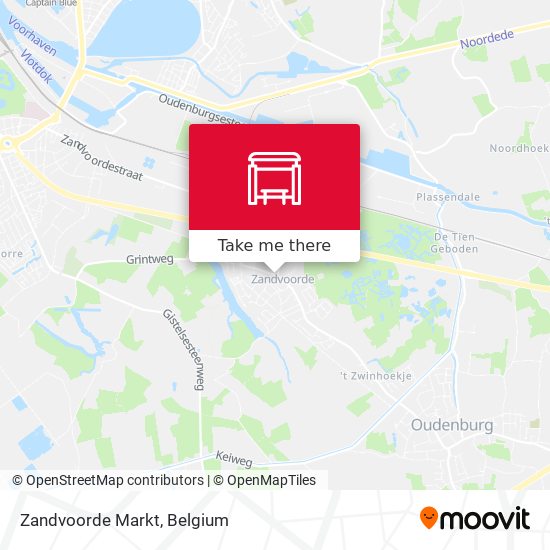 Zandvoorde Markt map