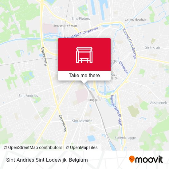 Sint-Andries Sint-Lodewijk map