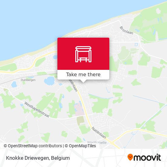 Knokke Driewegen map