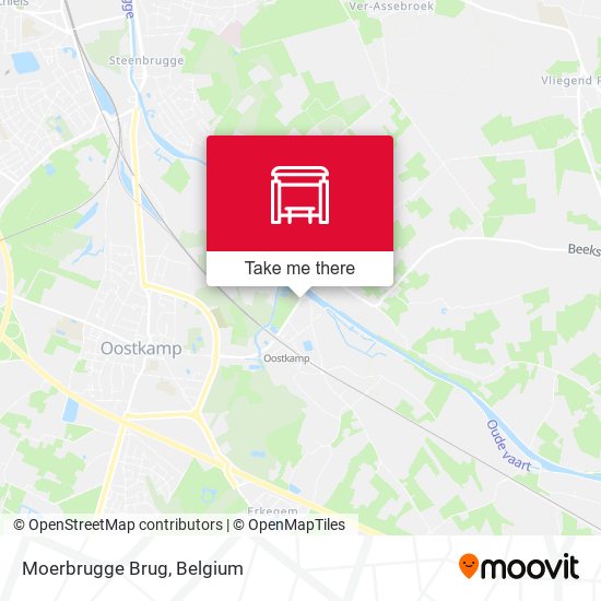 Moerbrugge Brug map