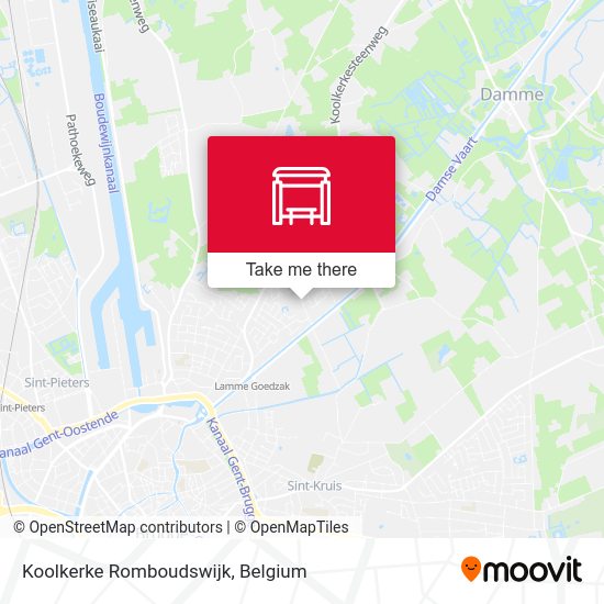 Koolkerke Romboudswijk map