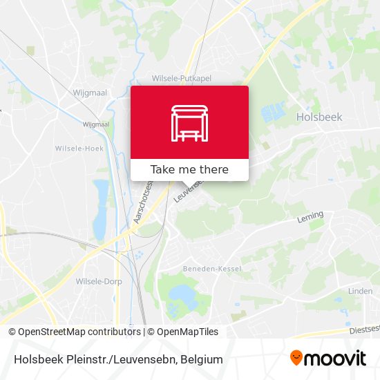 Holsbeek Pleinstr./Leuvensebn map