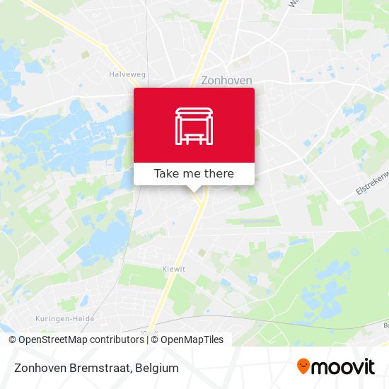 Zonhoven Bremstraat map