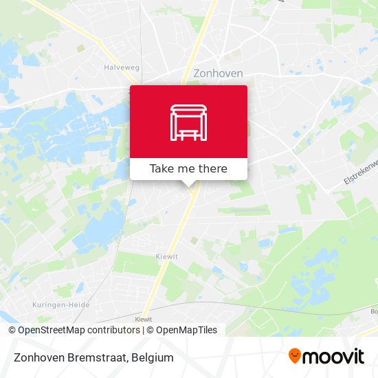Zonhoven Bremstraat map