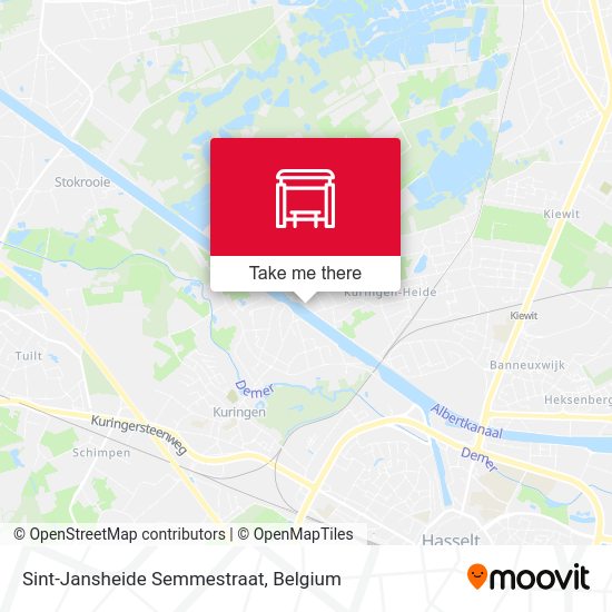 Sint-Jansheide Semmestraat map