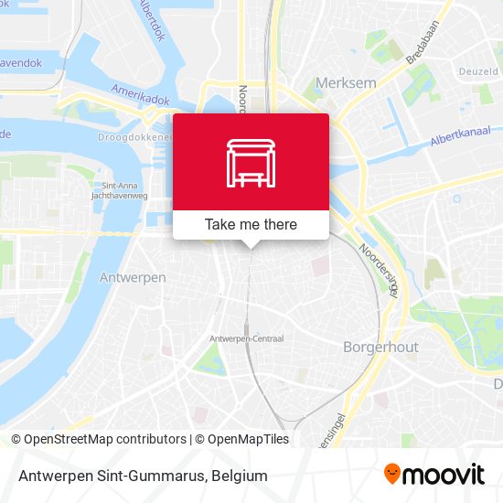 Antwerpen Sint-Gummarus map