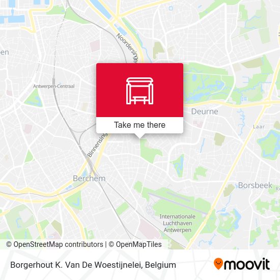 Borgerhout K. Van De Woestijnelei map