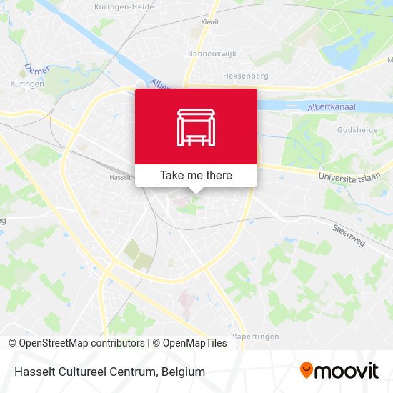 Hasselt Cultureel Centrum map