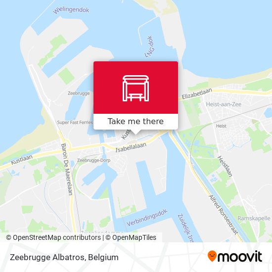 Zeebrugge Albatros map