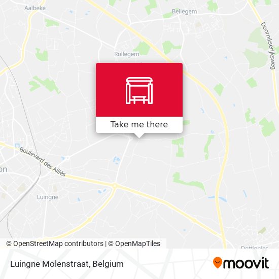 Luingne Molenstraat map