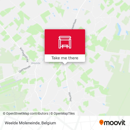 Weelde Moleneinde plan