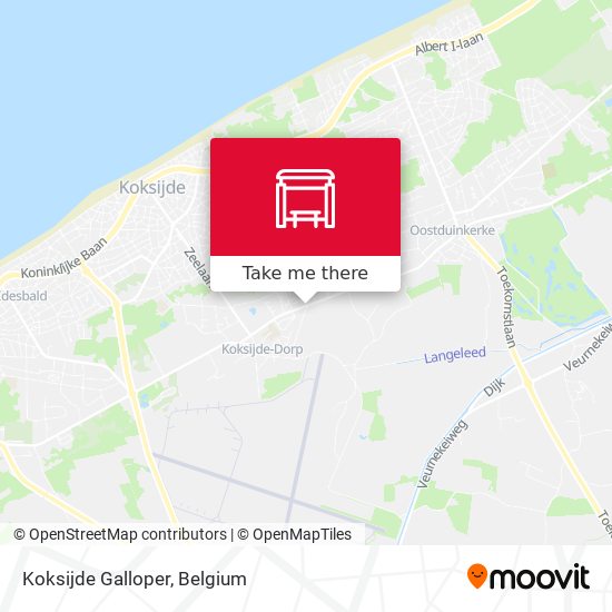 Koksijde Galloper map