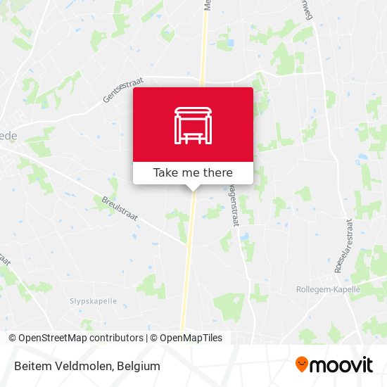 Beitem Veldmolen map