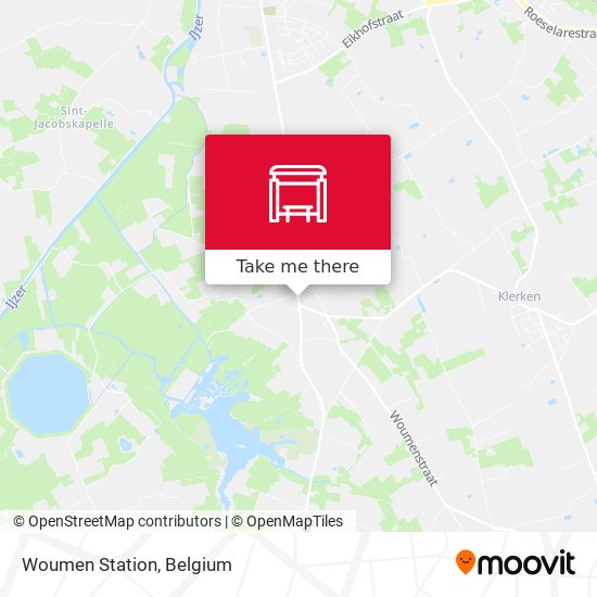 Woumen Station map