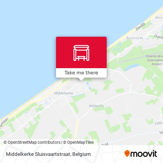 Middelkerke Sluisvaartstraat map