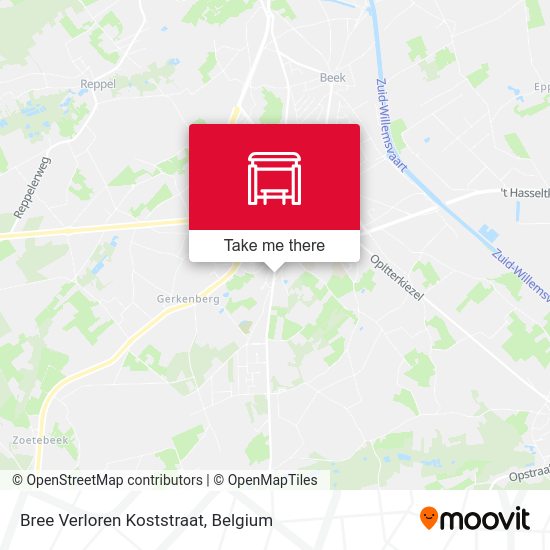 Bree Verloren Koststraat map